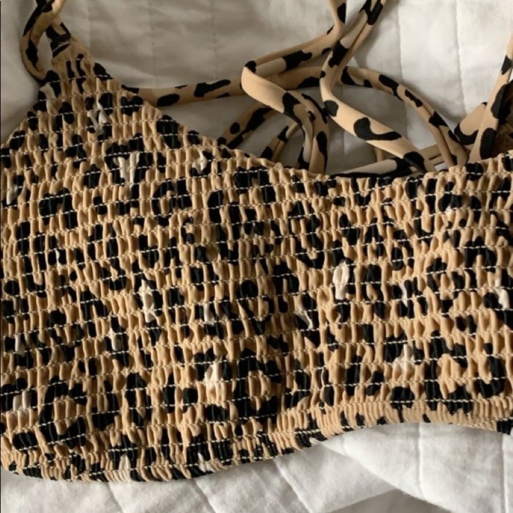 Hollister Cheetah Bikini Top